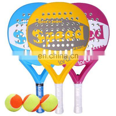 Wholesale customize durable carbon beach tennis raqueta paddle