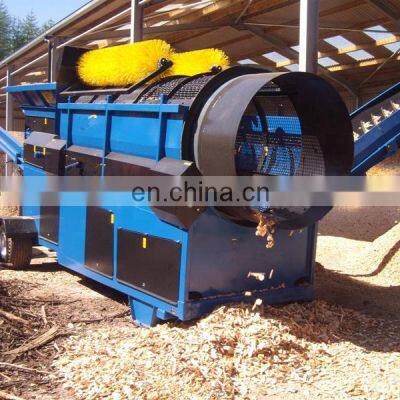 Rotary Drum Compost / Manure / Sand Gravel Trommel Screen With Brush photo-3
