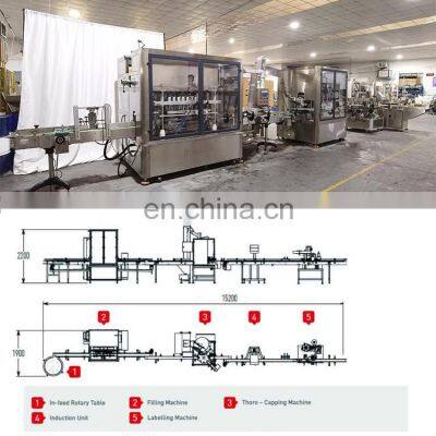 Factory Price Automatic 1L 5L Cooking Oil Bottle Filling Machine Vegetable Oil Filling Machine Sunflower Oil Filling Machine photo-2