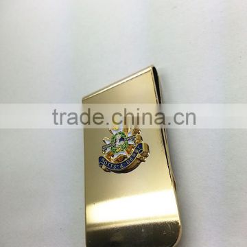 High quality fashion gold custom money clip