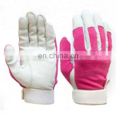 High quality leather palm Paragliding Parachuting Skydive Gloves with logo full finger high jumping activities skydiving gloves