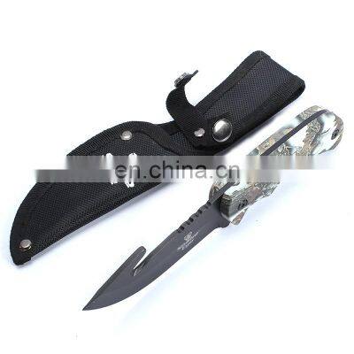 High Quality Wholesale Stainless Steel Blade Survival Fixed Blade Knife for Outdoor Camping Hiking Hunting Rescu photo-2