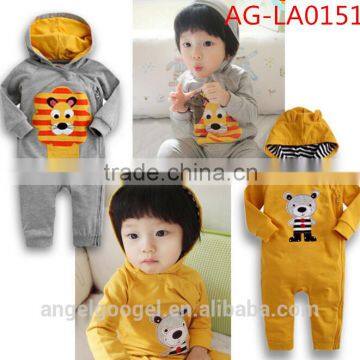Wholesale Organic Cotton Bulk Infant Custom Printing One Piece Rompers Jumpsuit AG-LA List-5 photo-4