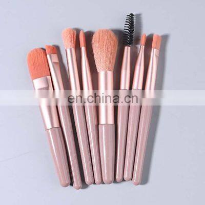 2022 Amazon Wholesale Travel 8Pcs Mini Professional Makeup Brush With PU Bag photo-4