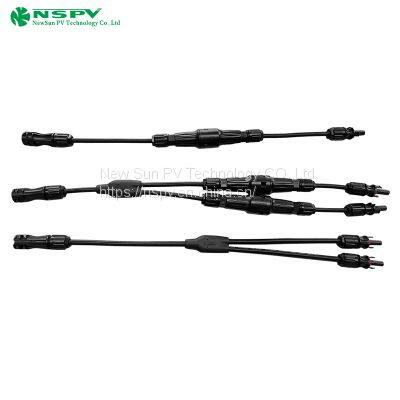 Solar Connector Fuse Branch PV Cable Connector 2To1 Y Fuse Connector photo-3