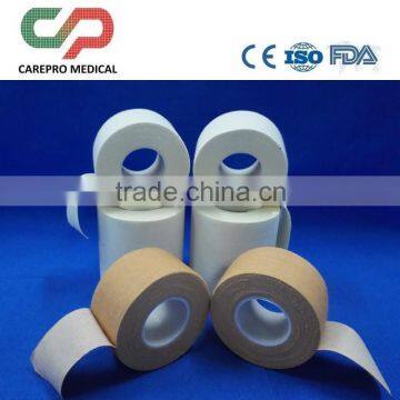 100% Pure cotton Zinc Oxide Plaster/tape high adhesive cloth tape,medical tape,surgical tape for fixing