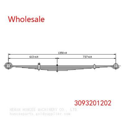 3093201202 Medium Duty Vehicle Front Wheel Spring Arm For Mercedes Benz