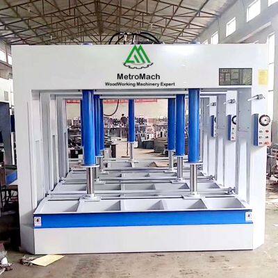 Woodworking Hydraulic Decorative Paper Laminating Cold Press Machine for Fire Proofing Floor