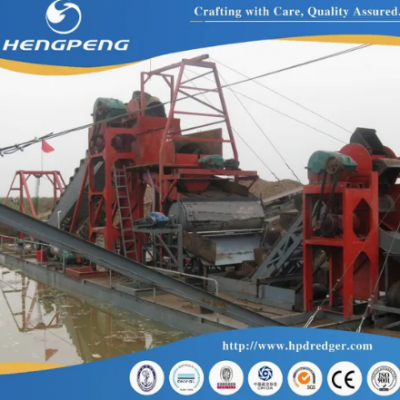 China Heavy-Duty 120m3/T Chain Bucket Iron Dredger for Reliable Slurry Processing