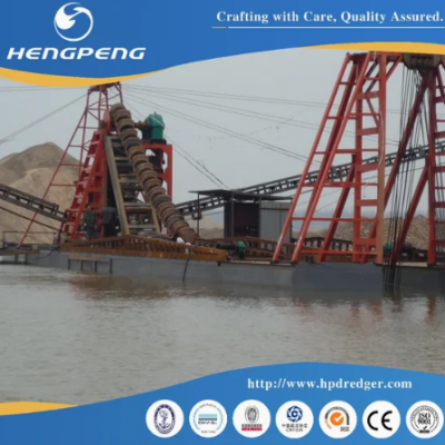 Efficient Operation China Chain Bucket Gold Mining Dredger for Gold Mining Success photo-2