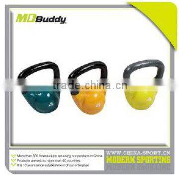 Colorful vinyl kettlebell for body building with high quality