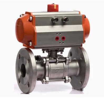 DN15~200 Q641F-16R SS316 Flange Pneumatic Water Ball Valve