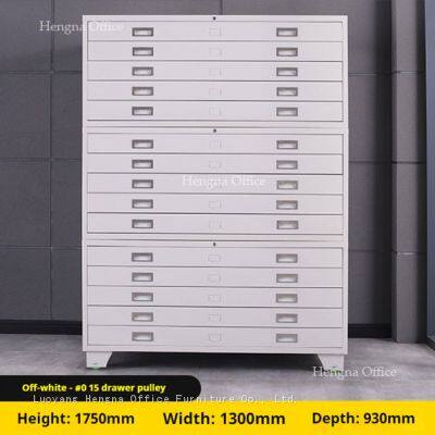 Hengna Blueprint Storage Cabinet for Architects | Large Format Plan File Cabinet for Office Supplier