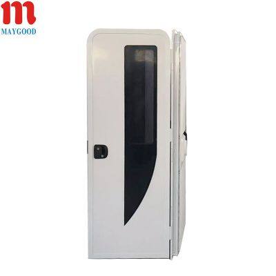 MAYGOOD MG19RD RV Caravan Trailer Entry Door With Blind and Inner Screen Door