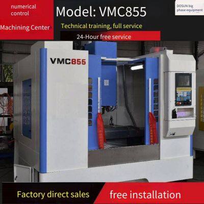 Вертикальный ЧПУ фрезерный центр 855, небольшой фрезерный центр