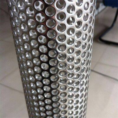 Decorative Hexagonal Perforated Metal Panels for Architectural Screens