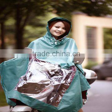 Fashion oxford fabric clear raincoat women in plastic raincoats