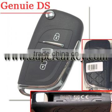 Genuine 3 Button Remote Flip Key With 433mhz For Citroen (DS Logo)