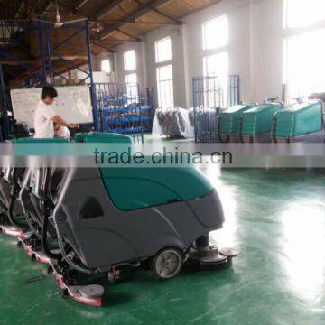 CE approved BEAUTIFUL walk behind 100%cleanling floor scrubbing machines