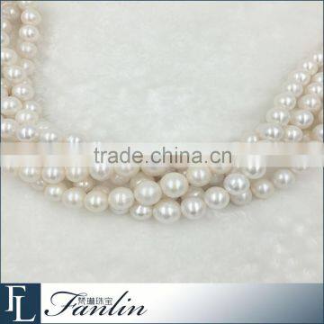 Wholesale high quality 11 - 15mm freshwater pearl beads loose pearl strand