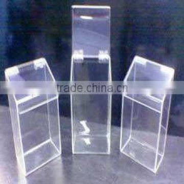 Clear Acrylic Storage Boxes with Hinged Lid