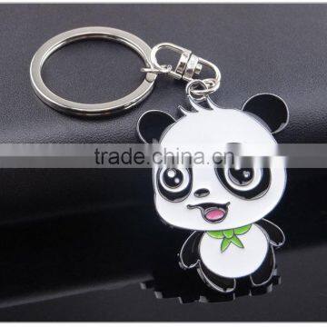 Wholesale new Panda metal epoxy Keychain key chain lovely Panda series