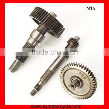 bevel gear motorcycle driving shaft spur gear shaft for N15