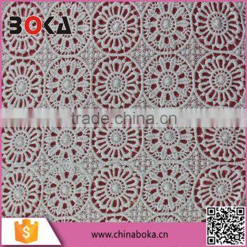 China supply wholesale polyester water soluble guipure lace