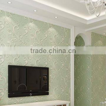 2015 European Style Embossed 3D Wallpaper photo-4