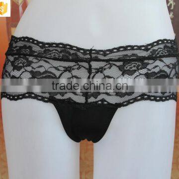 Wholesale Black Transparent Panty,sexy Lace Underwear Nighty Wear