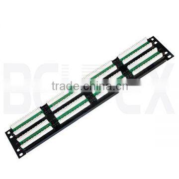 19" Patch Panel Dual 50 Port RJ45 Patch Panel Cat5e Patch Panel