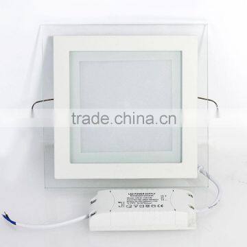 Warm White and Cool White Glass Led Panel Light, SMD5730 Led Light Panel Glass, Dimmable Backlit Led Panel Light