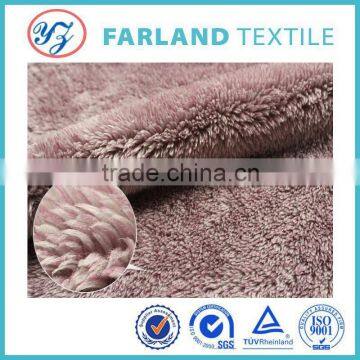 soft toy fabric polyester Sherpa fleece fabric for cotton-padded clothes lining