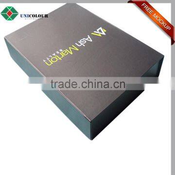 Custom Logo Printed Matte Laminated Book Shape Folding Box photo-4