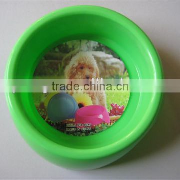 plastic dog bowl