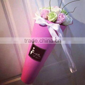 plastic packaging for flower,plastic flower sleeve