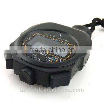 LCD Chronograph Digital Sport Stopwatch Handheld Timer Stopwatch With Strap photo-5