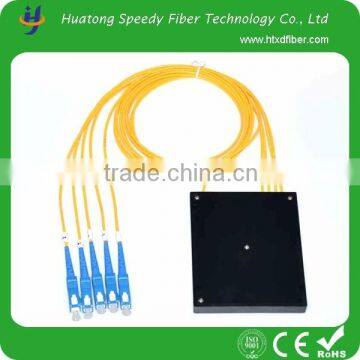 High quality PLC splitter 1*4 optical splitter for telecommunication