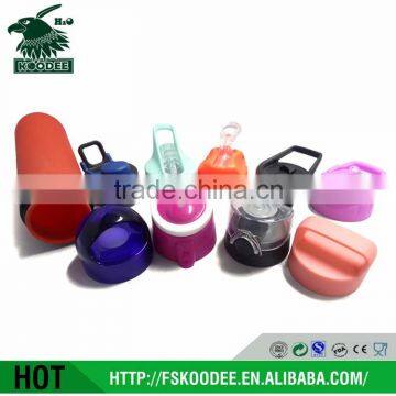 wholesale healthy folding drinking hot sale silicone water bottle