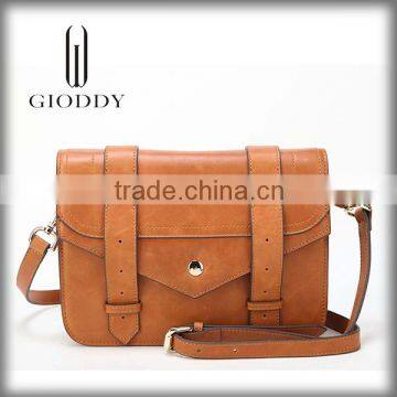 classical Crocodile Leather Gioddy retro shoulder bag