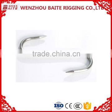 China Manufacturer Stainless Steel AISI 304 S Hook, Meat S Hook, 100mm Long S Hook