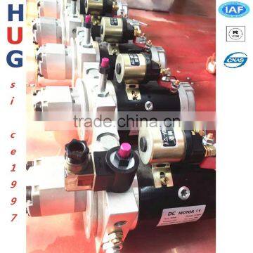 Manufacturer 12v dc motor hydraulic power unit