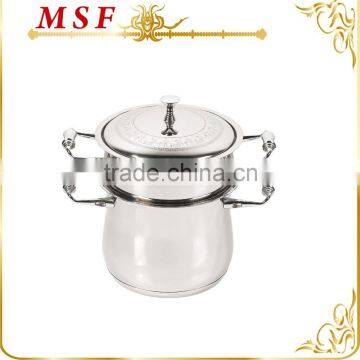 MSF-6427 Carbon Steel Pasta Pot With Strainer Pasta Steamer Set Heat Resistant Painting on Body Non Stick Coating in Pasta photo-3