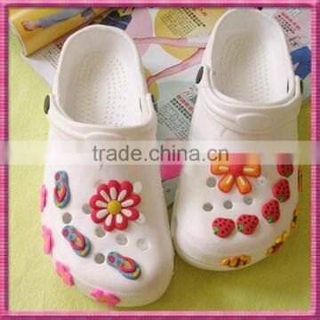 Custom soft pvc removable shoe decoration