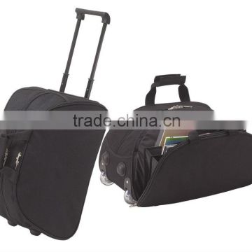 Black Duffel bag with trolley