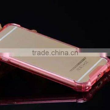 Transparent TPU and PC clear case for iphone6,S7