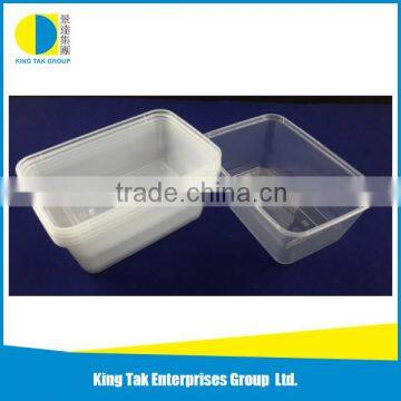 China best selling 750 ml disposable transparent lunch box