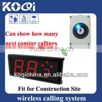 Wireless Elevator Push Button for Construction Site