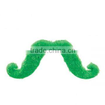 Green color artificial mustache fashion halloween costume ideas mustache MU2010