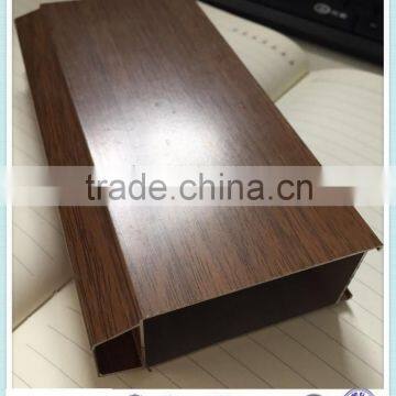 OEM /ODM red wood powder aluminum extrusion for Middle east